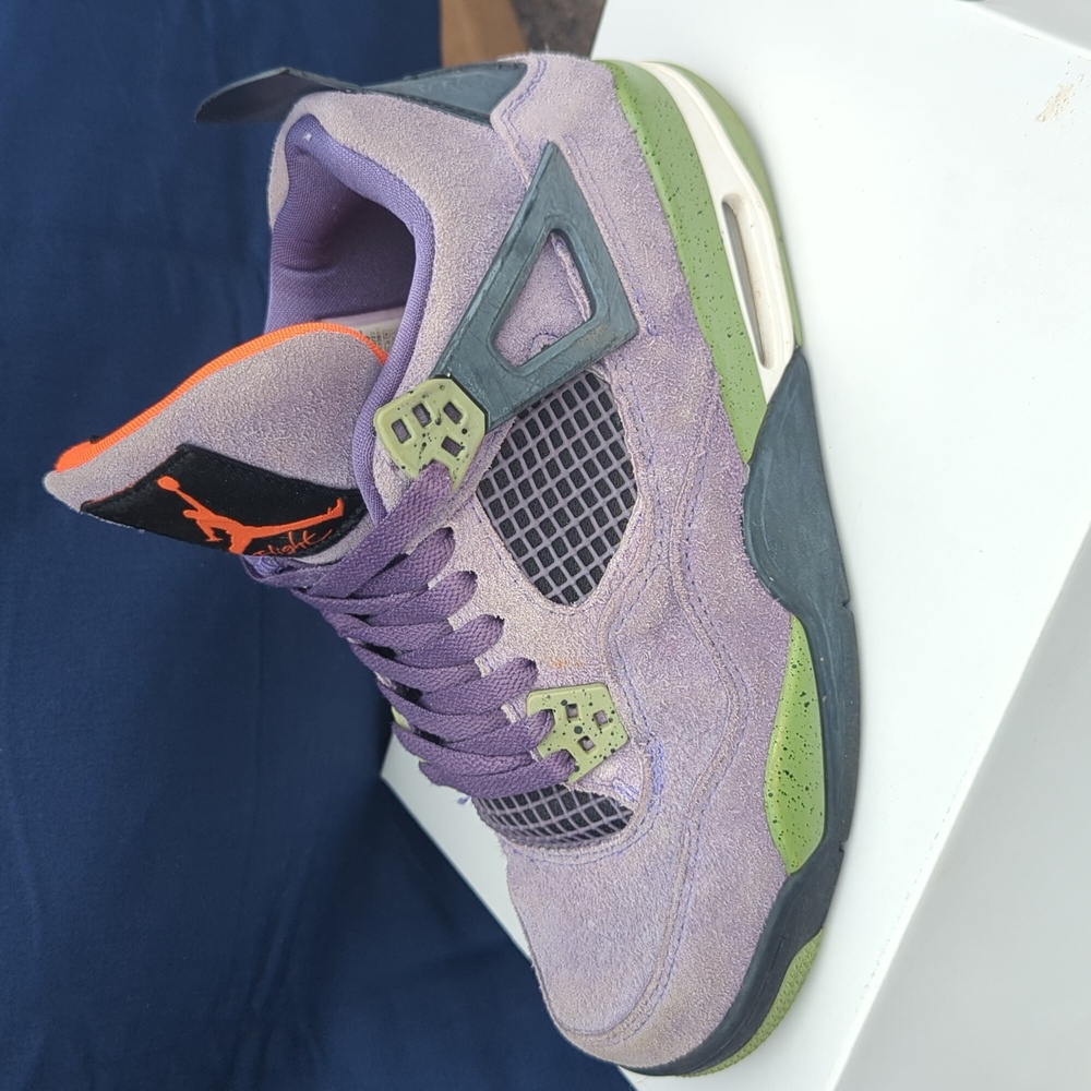Size 8 - Jordan 4 Retro Mid Canyon Purple W